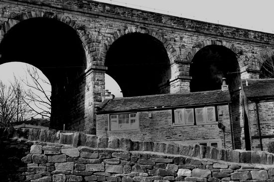 Viaduct, Slaithewaite, Yorkshire. Photo by Fred Shively.