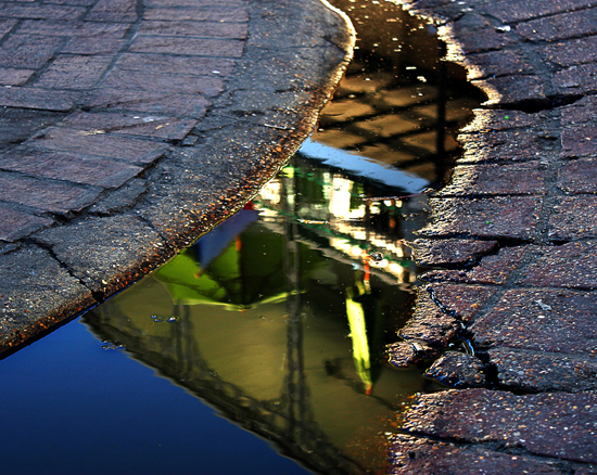 Cobbled reflections
